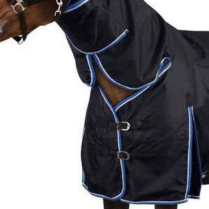 Mantas de lona impermeables para caballos, diseño personalizado, cómodas para uso ecuestre en invierno. - Product Image 5