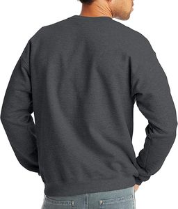Sudadera de Cuello Redondo para Hombre, Color Sólido, Tejido de Algodón, Corte Regular, Estilo Casual, Otoño 2027 - Product Image 2