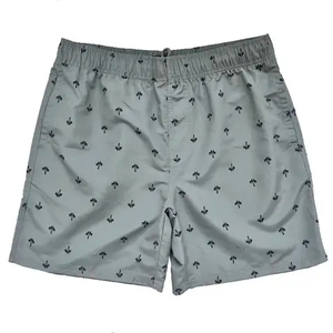 Shorts de bain pour hommes personnalisés avec logo, respirants, élastiques, taille mi-haute, poches, 100 % polyester, séchage rapide, haute qualité - Product Image 1