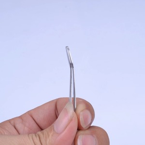 Pinzas Oftálmicas de Acero Inoxidable Ametrine Surgical AS-786 de 10 cm con Plataforma Dentada, Instrumento Manual para Cirugía de Doble Párpado - Product Image 2