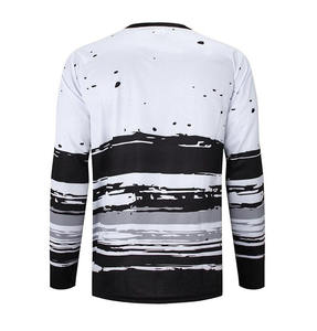 Maillot de motocross 100% polyester, tissu micro-mesh respirant, cuir véritable, sublimation, service OEM, design personnalisé - Product Image 5
