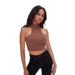Camiseta sin Mangas de Verano Personalizada de KAALS INDUSTRIES, Cuello Redondo, Buena Calidad, para Yoga, Blanca, de Algodón, Estilo Hip Hop, para Mujer - Product Image 1