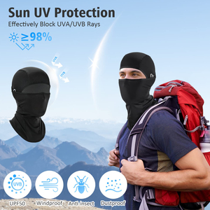Summer Balaclava Windproof Sandproof Full Face Mask For Desert Safari Travel Breathable Sun Protection Cool <b>Head</b> <b>Cover</b> - Product Image 3
