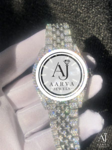AARVA JEWELS นาฬิกาข้อมือผู้หญิงสุดหรู ระบบควอตซ์ Miyota ตัวเรือนสแตนเลส ขนาด 30 มม. สายแบบผีเสื้อ แฟชั่นเครื่องประดับพร้อมวันที่ - Product Image 1