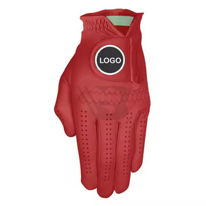 Gants de golf en cuir pour hommes, main gauche et droite, doux, respirants, en peau de mouton pure, accessoires de golf pour hommes - Product Image 2