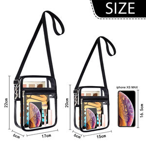 Sac fourre-tout en PVC transparent personnalisé avec logo, approuvé pour les stades, pour hommes et femmes, prix de gros pour les écoles secondaires – Vente chaude - Product Image 2