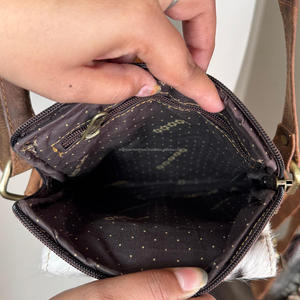 2025 Hot Selling Fashion Designer Genuine Hair-On Cowhide Leather Lady Crossbody Mini Luxury Design Shoulder <b>Handbag</b> for Women's - Product Image 6