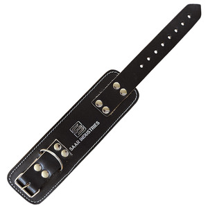 สายรัดข้อเท้าหนังพรีเมียมสำหรับเครื่องออกกำลังกายแบบสายเคเบิล ปรับระดับได้ พร้อมแผ่นรองรับรูปตัว D สำหรับบริหารกล้ามเนื้อก้นและขา - Product Image 4