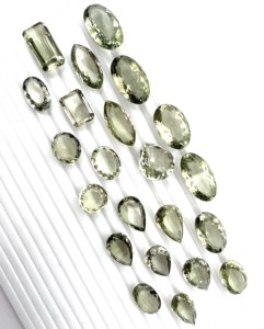 Améthyste verte naturelle, coupes mélangées, facettées, pierres précieuses en vrac, plusieurs tailles pour la fabrication de bijoux, fournisseur en gros d'améthyste verte - Product Image 6