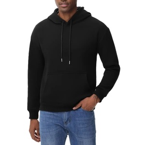 Sweat-shirt à capuche en molleton personnalisé pour homme, manches longues, sport, hiver, 100% coton, poche kangourou et capuche - Product Image 6
