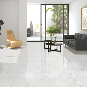 Modern Ocean White Porcelain <b>Floor</b> and Wall Tiles <b>Matte</b> Finish Acid Resistant Interior Slabs for Villa Hospital 60x120 CM - Product Image 1
