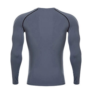 Hauts de compression à manches longues personnalisés pour hommes – Plusieurs couleurs, haute qualité, évacuation de l'humidité, respirants, imperméables, modèle 2026 - Product Image 4