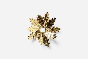 Star Shape Gold Candle Stick Holder Heat Resistant Home Decoration <b>Christmas</b> Use - Product Image 3