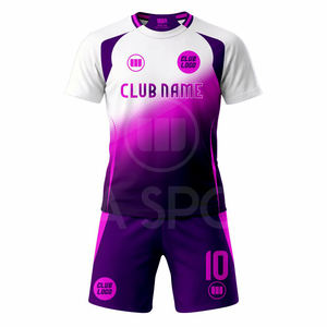 Uniforme de Fútbol Personalizado 2026, Conjunto de Camiseta de Fútbol Sublimada, Equipación Deportiva Transpirable de Secado Rápido, Fabricante OEM, Venta al Por Mayor - Product Image 2