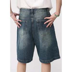 Pantalones Cortos de Mezclilla Baggy de Alta Calidad para Hombre, Estilo Verano, con Bolsillos - Product Image 3