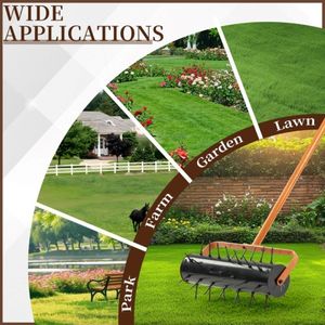 Aeratore Manuale per Prato con Design a Rullo per Aereazione e Salute del Terreno - Product Image 4