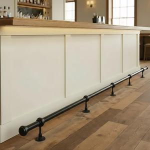 Barre de repose-pieds pour tabouret de bar avec cadre en acier, repose-pieds en acier inoxydable pour bar, supports de repose-pieds de qualité, tubes, prix bas - Product Image 2