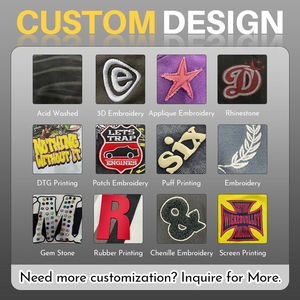 Camiseta Jersey Extra Grande Personalizada para Hombre, 100% Algodón, Parche Bordado, Ropa Deportiva, Fabricante de Ropa de Marca Privada OEM - Product Image 4