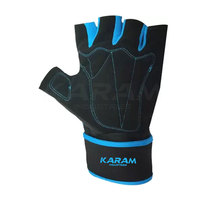 Guantes de Gimnasio de Cuero Unisex Hechos a Medida con Medio Dedo Descubierto para Levantamiento de Pesas, Entrenamiento Físico, Transpirables y Deportivos