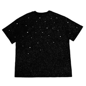 เสื้อยืดผู้ชายผ้าฝ้าย 100% คุณภาพสูง ลายโลโก้แบบกำหนดเอง ประดับด้วยคริสตัลทั้งตัว ล้างสีแบบแอซิดวอช สไตล์วินเทจ เนื้อผ้าหนา - Product Image 1