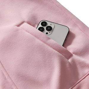 Womens <b>Pink</b> Fleece Zip Up Hoodie Warm Hooded Jacket Soft Winter <b>Sweatshirt</b> Full Zip Front Pockets Ribbed Cuffs Casual Outdoor - Product Image 6