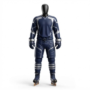 Tenue de hockey sur roulettes pour hommes : Maillot de performance, short, chaussettes, ensemble d'entraînement, vêtements de sport athlétiques de qualité supérieure, construction durable - Product Image 1