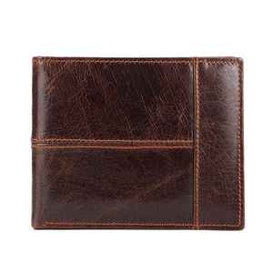 Handmade Luxury Fashion Genuine Leather <b>Black</b> <b>Wallet</b> <b>for</b> <b>Men</b> Slim <b>Wallet</b> - Product Image 6