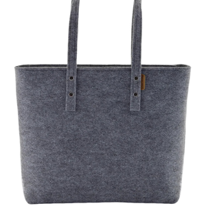 กระเป๋าผ้าสักหลาดสำหรับผู้หญิงกระเป๋าโท้ทพร้อมที่จับสำหรับนักเรียนโลโก้ออกแบบได้ตามต้องการจากเวียดนามราคาถูก - Product Image 5