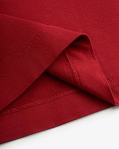 T-shirt pour homme à manches courtes, col rond, en coton 100% écologique, respirant, anti-plis, coupe classique, tricoté, 180g - Product Image 5