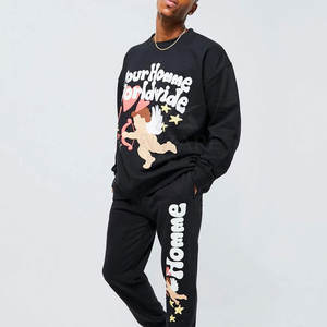 Sweats à capuche de qualité supérieure, élégants et basiques, avec impression en relief, vente en gros, nouveaux modèles, sweats à capuche avec impression en relief à bas prix - Product Image 3