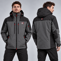 Veste technique imperméable à capuche pour homme, coupe-vent, pour activités de plein air, fabrication OEM, marque privée