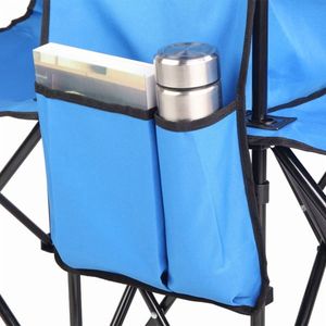 Sedia Pieghevole da Esterno a 2 Posti con Ombrello Rimovibile per Spiaggia, Campeggio, Pesca - Portatile e Confortevole - Product Image 5