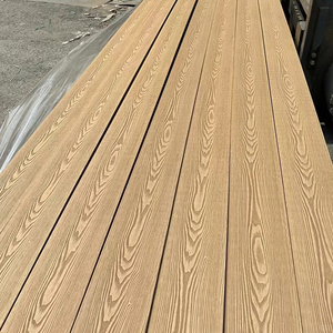 Revêtement de terrasse en composite bois-plastique (WPC) à rainures et languettes, gaufré 3D, pour extérieur, étanche, aspect bois, revêtement de sol plastique technique - Product Image 5