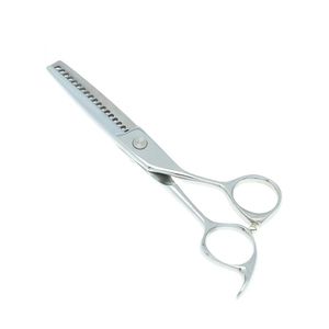 Ciseaux de dégradé professionnels avec manche en acier inoxydable, lame droite pour salon de coiffure, outil de beauté à prix avantageux - Product Image 2