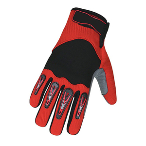 Cut Resistant Impact <b>Gloves</b> Made Grain Leather Knuckle Padding Material TPR Work Safety <b>Gloves</b> - Product Image 3