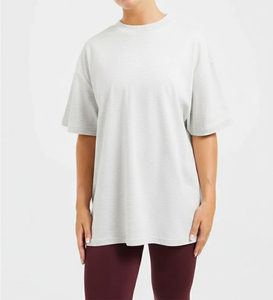 Camiseta de Mujer Extra Grande de Alta Calidad con Logotipo Personalizado, Mangas Cortas, Súper Suave, Ligera, de Diseñador, Corte Regular, para Verano, Gimnasio, Entrenamiento - Product Image 1