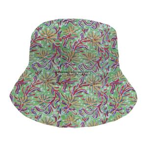 Chapeau Bob en Coton Imprimé à la Main Confortable et Élégant, Chapeau de Pêcheur Matelassé Personnalisé Tendance et Chaud - Product Image 5