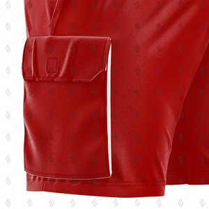 Shorts cargo pour hommes personnalisés OEM, tissage en toile, coton, polyester, taille élastique, séchage rapide, respirant, confortable, vêtements décontractés - Product Image 6