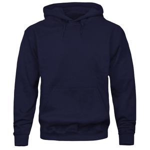 Custom Logo <b>Men</b> Hooded Pullover Cotton Knitted <b>Sweatshirt</b> Loose Fit Pocket <b>Sweatshirt</b> for Spring Autumn - Product Image 3