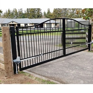 Puerta Doble Europea KHP con Recubrimiento en Polvo, Resistente al Óxido, Altamente Duradera, Apertura Abatible, Fácil Montaje para Uso en Exteriores - Product Image 2