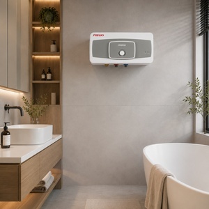 Vietnamese Factory Wholesales Price 30 Liter Tank Home Bathroom Slim Electric Storage Water <b>Heater</b> Rossi Pregio Slim 30 - Product Image 1