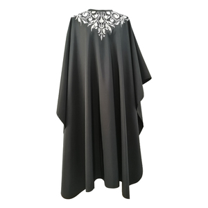 Capa de Barbero Impermeable para Salón, Capa Grande para Cortar el Cabello con Cierre Ajustable a Presión - Product Image 1