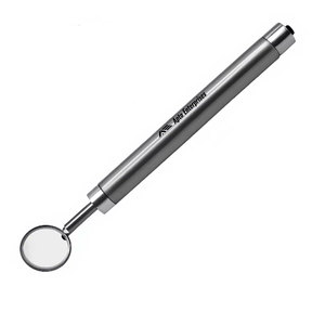 Miroir buccal dentaire avec poignée couleur argent clair, en acier inoxydable, instrument de diagnostic oral pour dentiste, chirurgical - Product Image 3