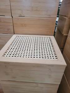 Vietnam Bamboo Wooden <b>Storage</b> <b>Crate</b> With Drawer And Compartment Dividers Handmade Solid Box For Organizing Jewelry Watches - Product Image 3