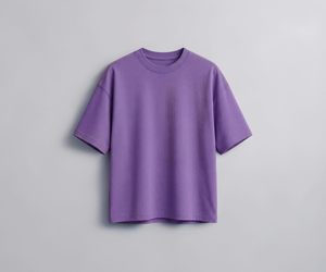 Camiseta Oversize Multicolor para Hombre, Manga Corta, Corte Holgado, Colorida - Product Image 3