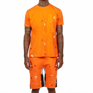 Conjunto de Camiseta y Pantalones Cortos para Hombre, Corte Holgado, Informal, para Entrenamiento, Dos Piezas, Ropa Deportiva para Gimnasio, Fitness, Ejercicio de Verano, Uso Diario, Cómodo - Product Image 6