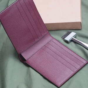 Cartera de cuero para hombre de diseño, tarjetero delgado con RFID, proveedor al por mayor, OEM, marca personalizada, exportación, calidad premium en venta - Product Image 4