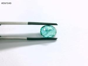 Gema ovalada de esmeralda natural de Zambia, corte facetado, 3.88 ct, piedra suelta premium, color verde, excelente claridad, para creaciones de joyería. - Product Image 2
