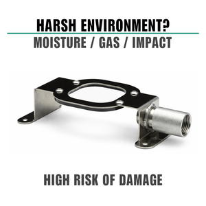 Carcasa Protectora de Sensor de Acero Inoxidable SUS304 Yoohantech YHBK-P02 |   Sensor de Detección de Fugas de Productos Químicos Industriales, Protección | - Product Image 3