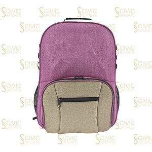 Sparkling Cheer <b>Backpack</b> With AB Rhinestones Book Bag for Cheerleader Cheer Team Glitter Bag Polyester Lining <b>Waterproof</b> - Product Image 4